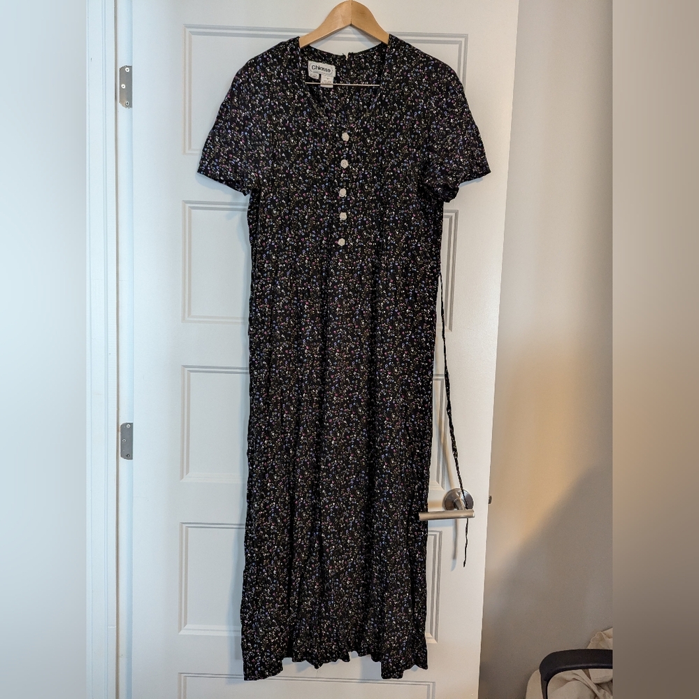 Vintage Maxi Floral Cottagecore Dress